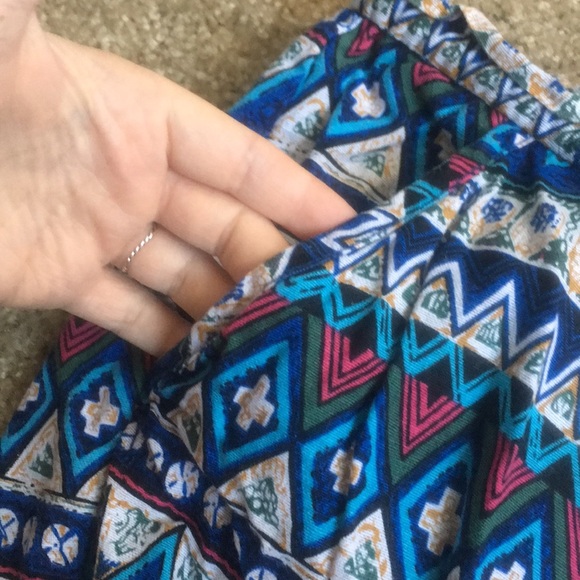 Blue Tribal Soft Shorts - Picture 3 of 3